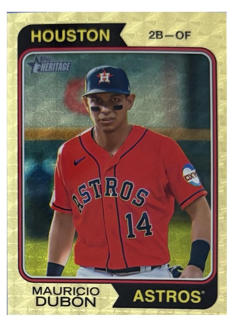 2023 Topps Heritage Base Set Mauricio Dubon #653 card