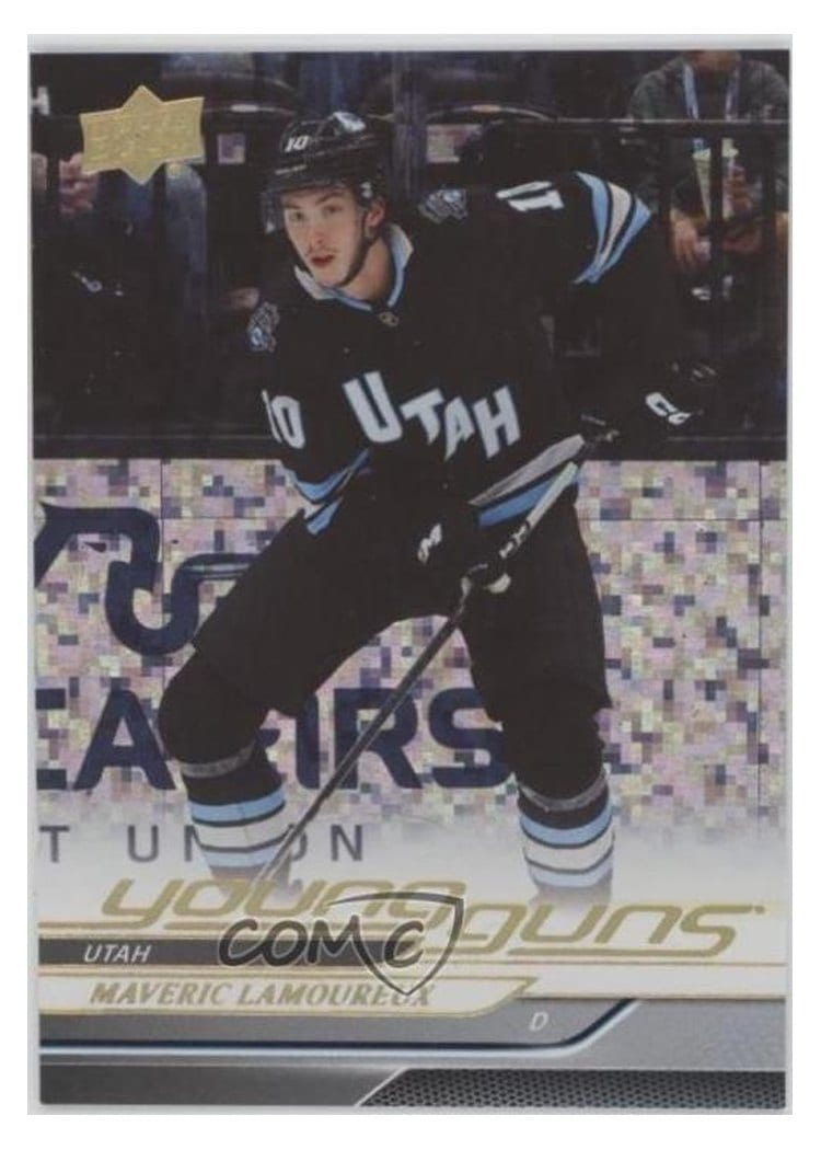 2024-25 Upper Deck Base Set Maveric Lamoureux Speckled Rainbow #487 card