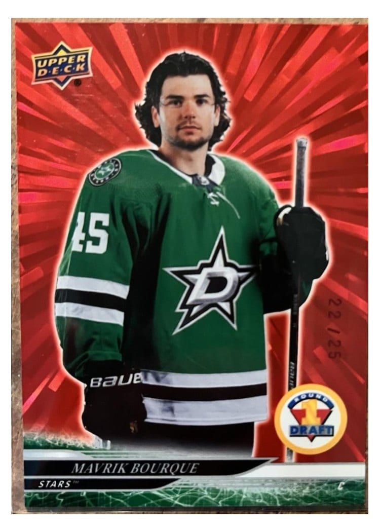 2024-25 Upper Deck Base Set Mavrik Bourque #741 card