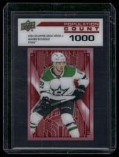 2024-25 Upper Deck Population Count Mavrik Bourque #PC-49 card
