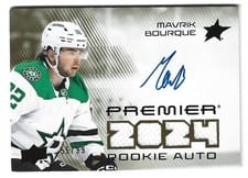2024-25 Upper Deck Premier Premier Rookie Auto Jersey Mavrik Bourque #PRA-MB card