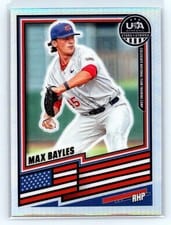 2026 Panini Stars and Stripes Prizm USA Max Bayles #169 card