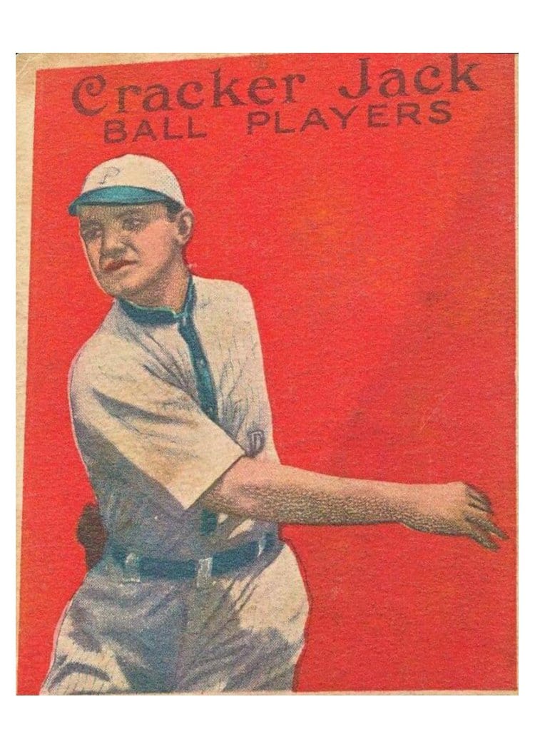 1914 Cracker Jack Max Carey #73 card