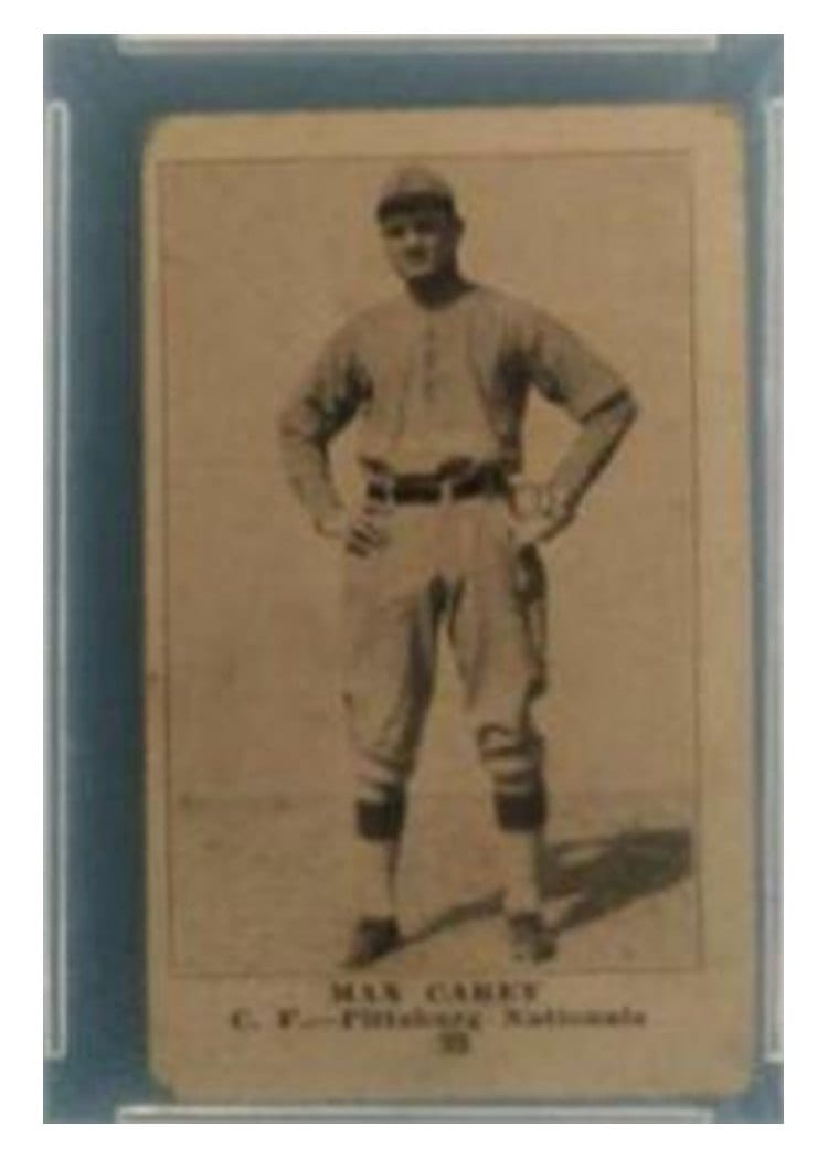 1917 Collins McCarthy Max Carey #25 card
