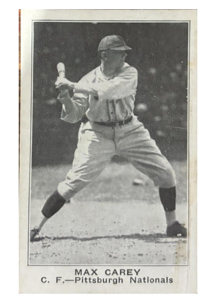 1922 E121 American Caramel Series of 120 Max Carey
