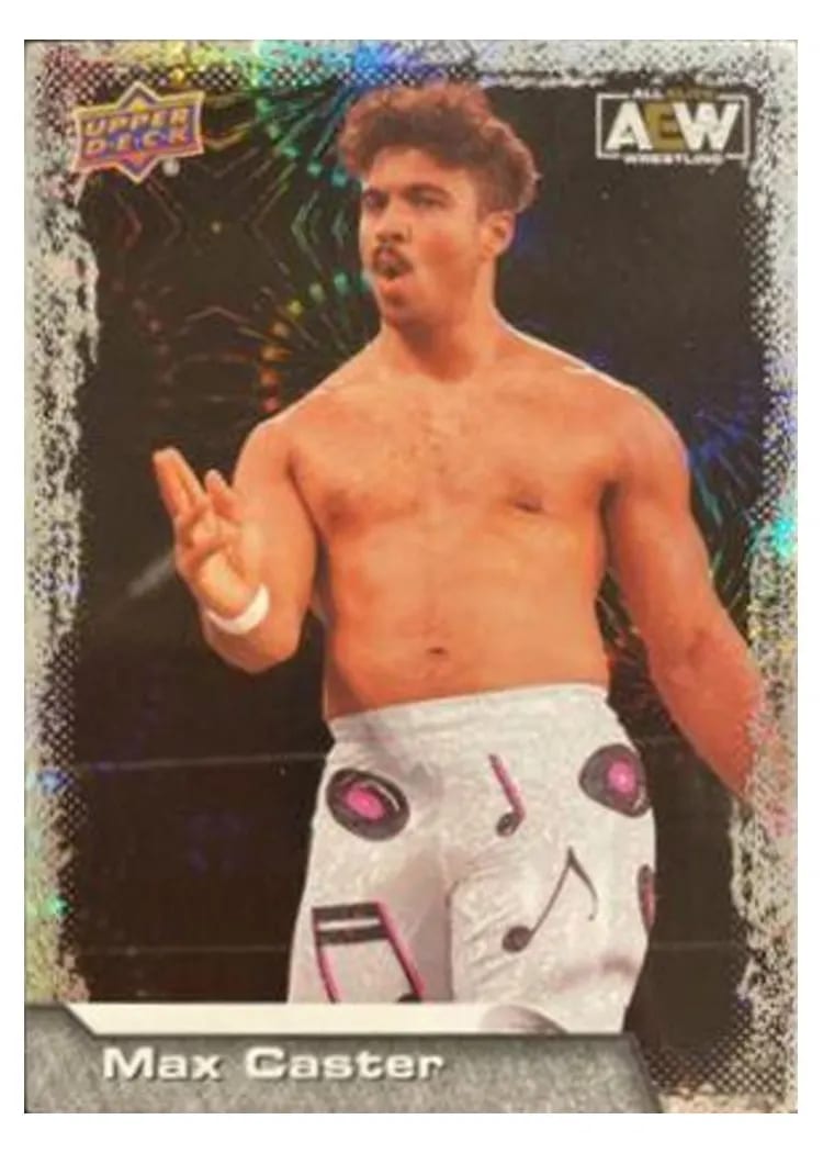 2022 Upper Deck AEW Max Caster #7 card