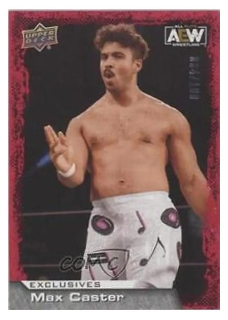 2022 Upper Deck AEW Max Caster #7 card