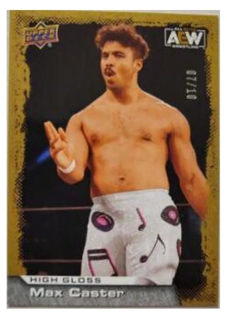 2022 Upper Deck AEW Max Caster #7 card