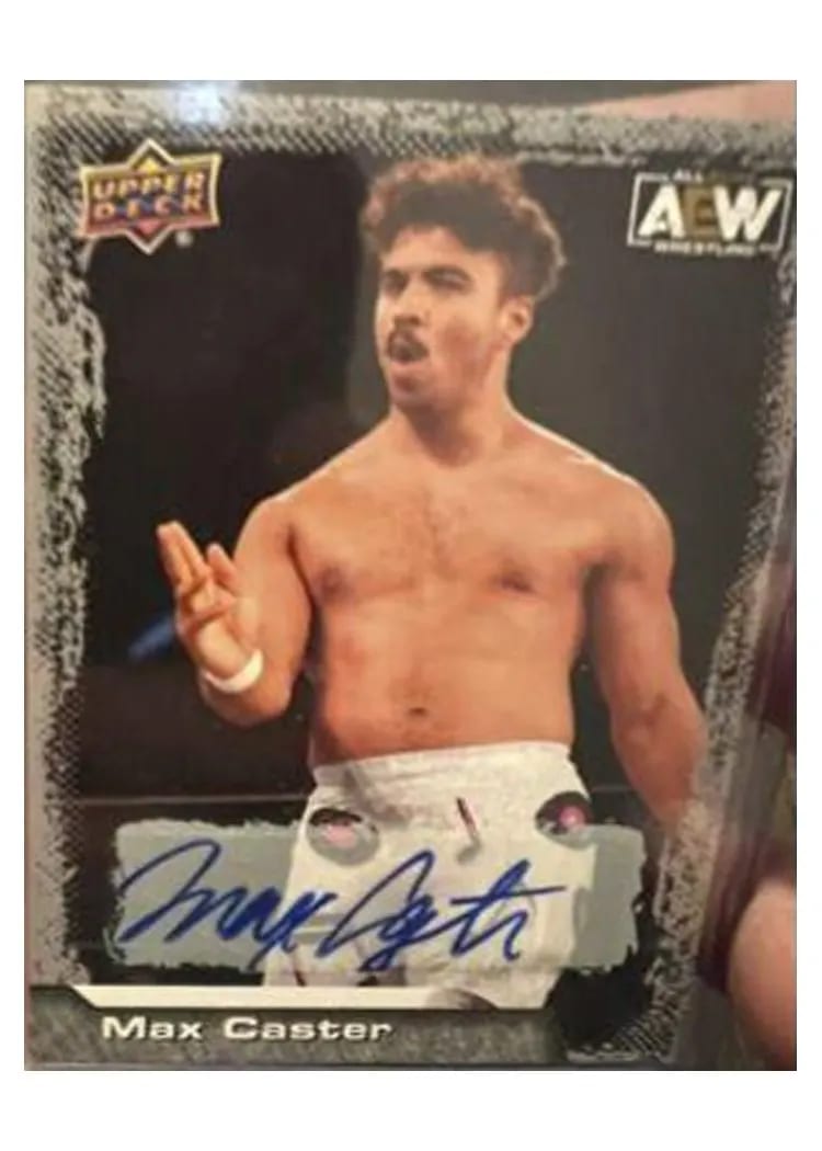 2022 Upper Deck AEW Max Caster #7 card