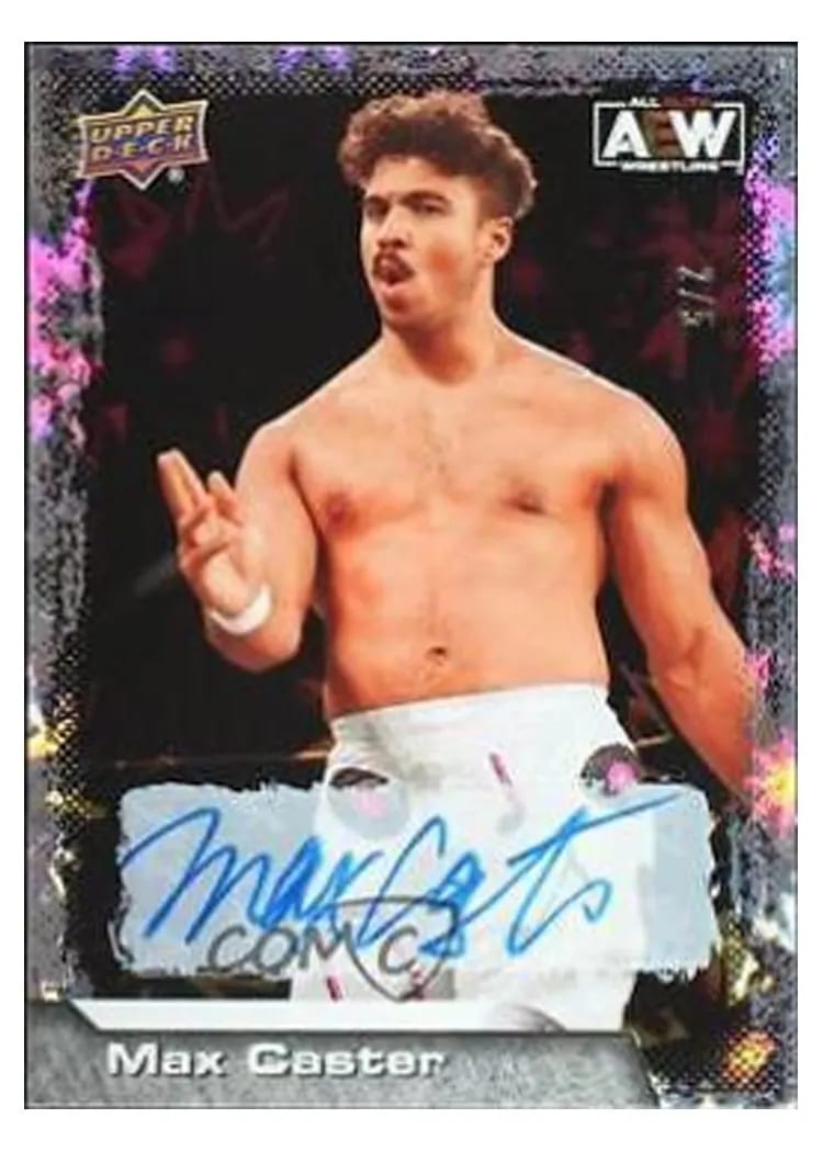 2022 Upper Deck AEW Max Caster #7 card