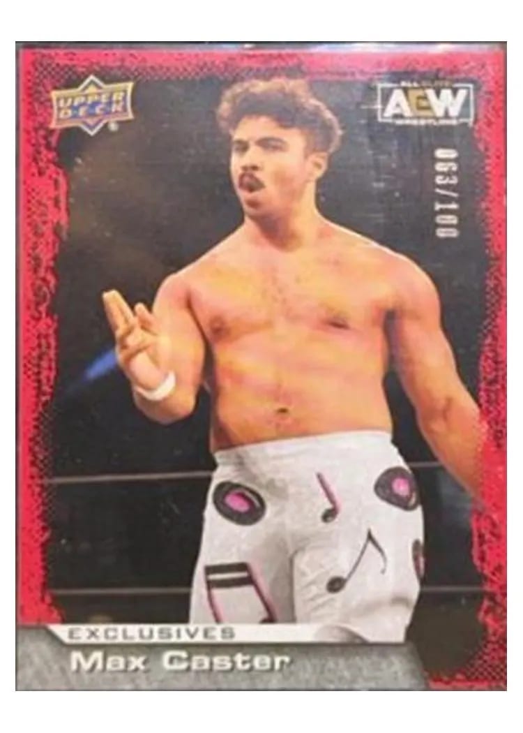 2022 Upper Deck AEW Max Caster #7 card