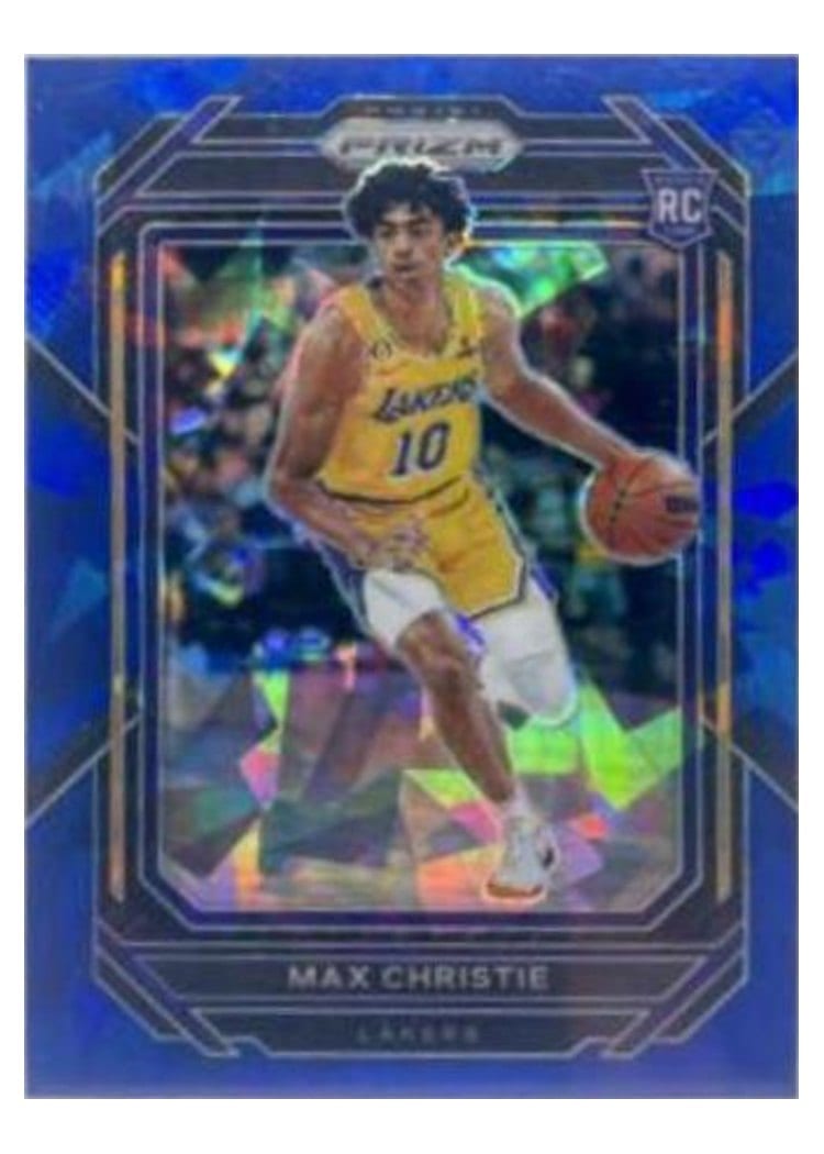 2022-23 Panini Prizm Base Set Max Christie Blue Ice Prizm #270 card