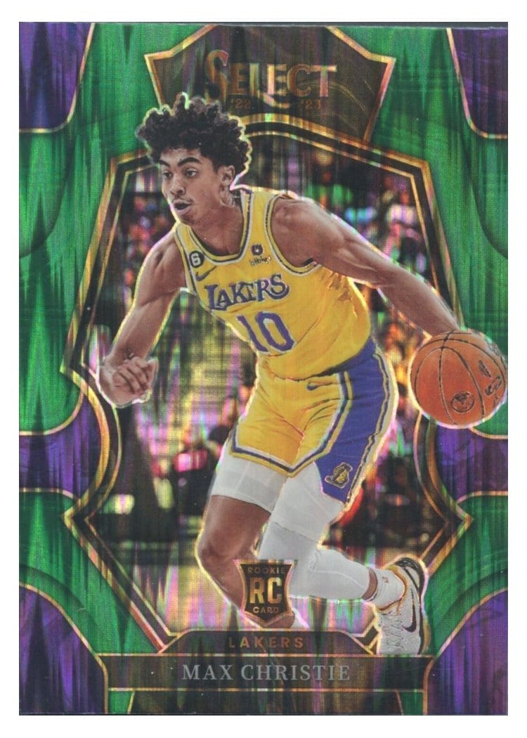 2022-23 Panini Select Base Set Max Christie #181 card