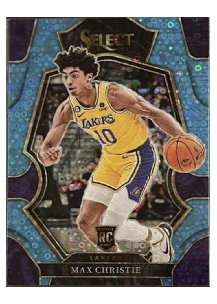 2022-23 Panini Select Base Set Max Christie #181 card
