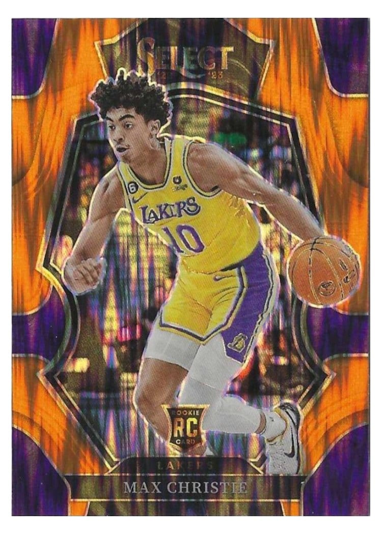 2022-23 Panini Select Base Set Max Christie #181 card