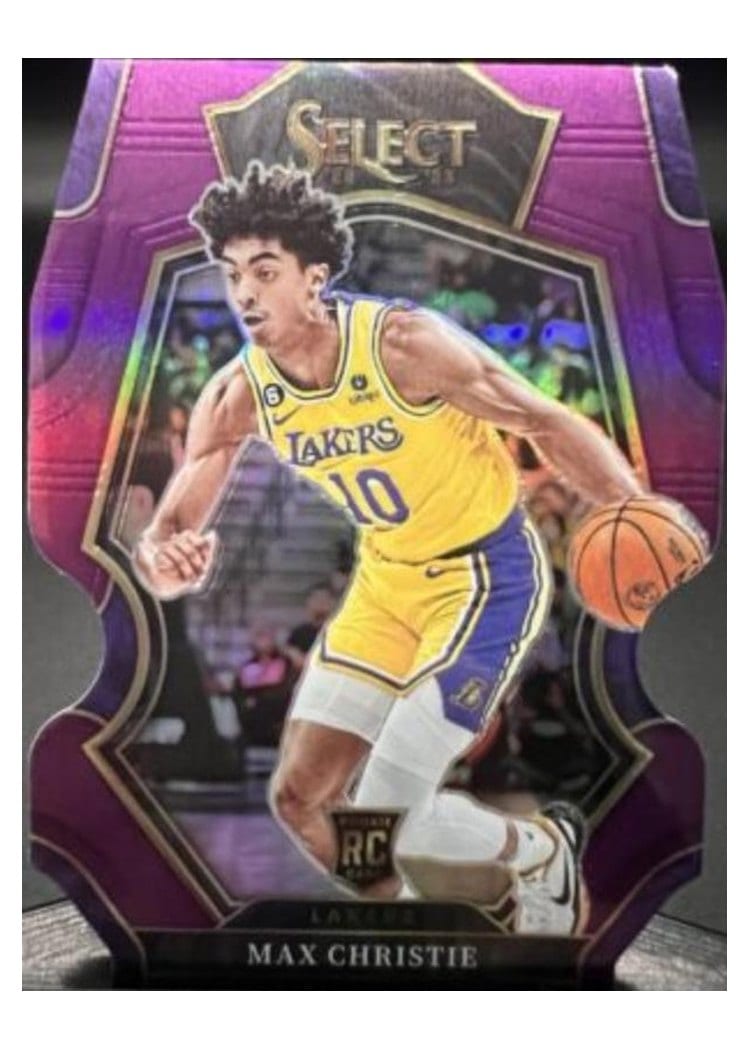 2022-23 Panini Select Base Set Max Christie #181 card