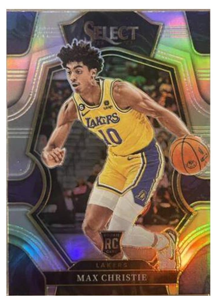 2022-23 Panini Select Base Set Max Christie Silver Prizm #181 card