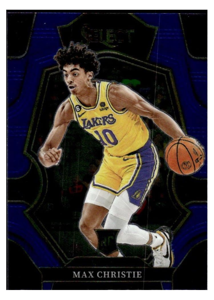 2022-23 Panini Select Base Set Max Christie #181 card