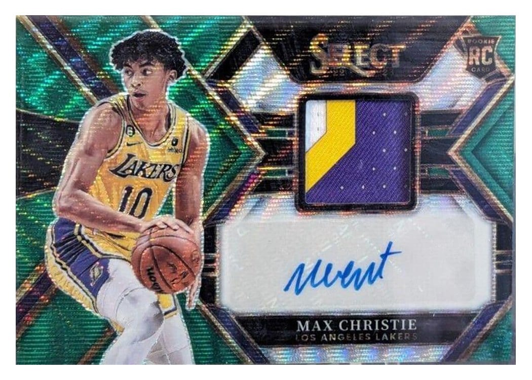 2022-23 Panini Select Base Set Max Christie #293 card