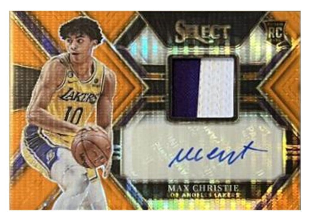 2022-23 Panini Select Base Set Max Christie #293 card