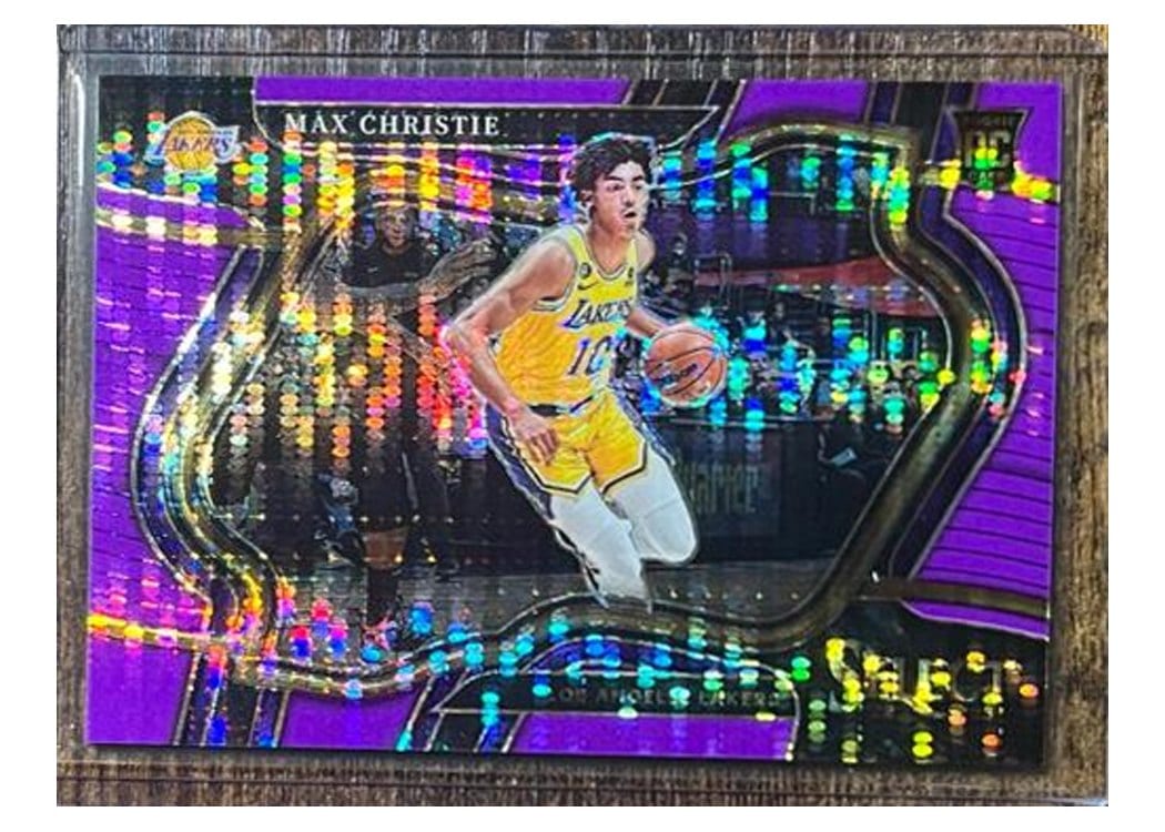 2022-23 Panini Select Base Set Max Christie #293 card