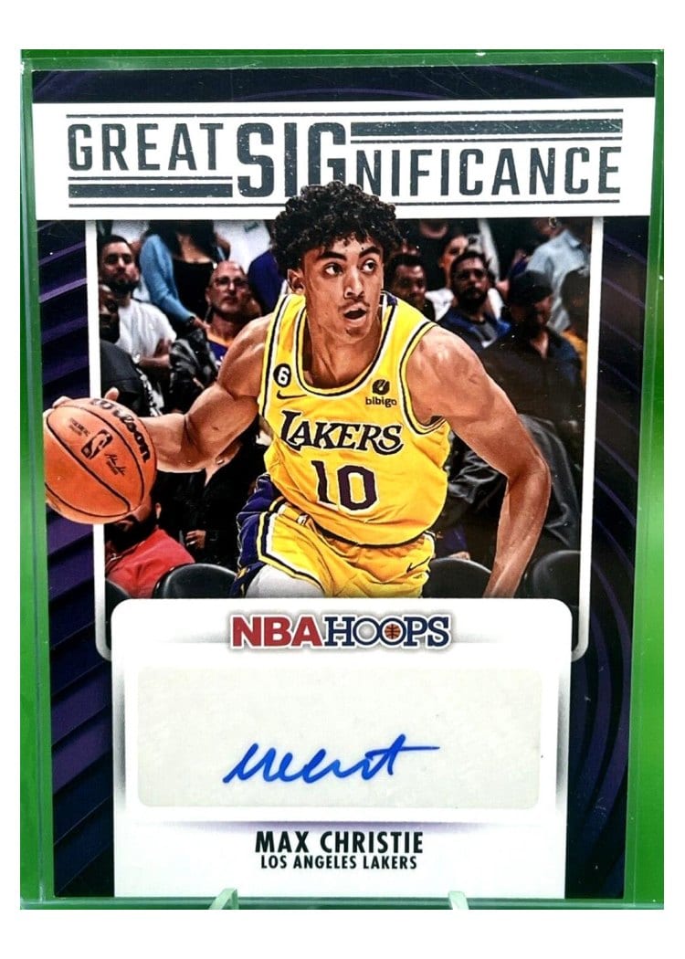 2023-24 Hoops Great SIGnificance Max Christie #GS-CHM card