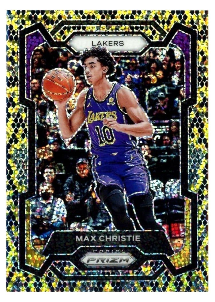 2023-24 Panini Prizm Base Set Max Christie King Snake #123 card