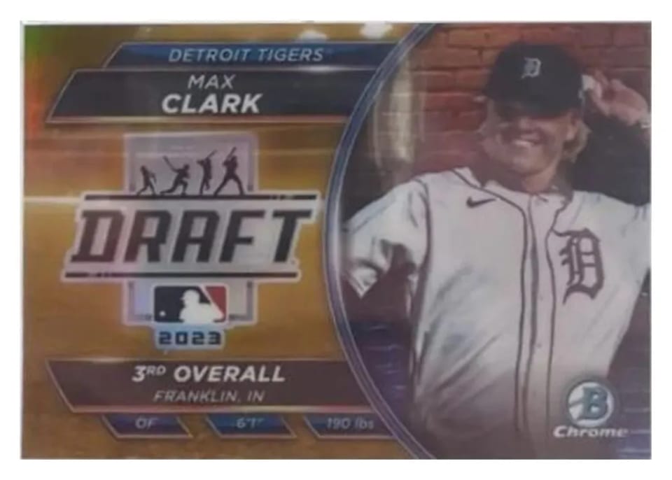 2023 Bowman Draft Draft Night Max Clark #BDN-8 card