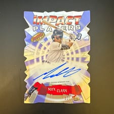 2024 Bowman's Best Impact Players Autographs Max Clark #IPA-MC card