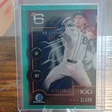 2025 Bowman Bowman Scouts Top 100 Max Clark #BTP-6 card