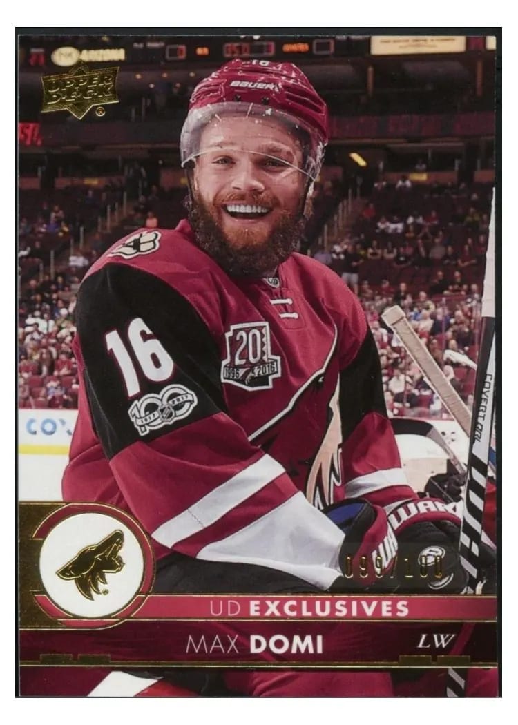 2017-18 Upper Deck Base Set Max Domi #10 card