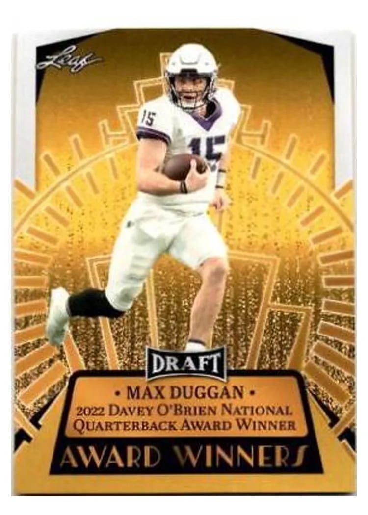 2023 Leaf Draft Max Duggan #16 card