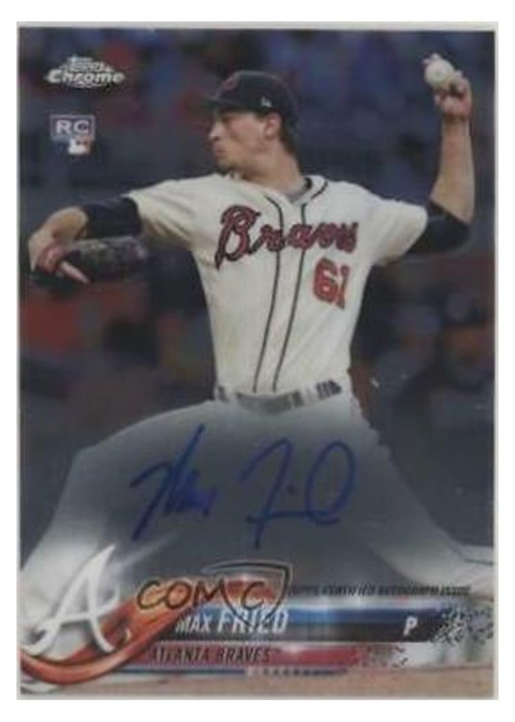 2018 Topps Chrome Rookie Autographs Max Fried #RA-MF card