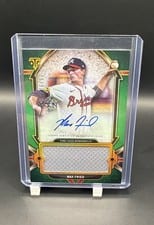 2024 Topps Triple Threads Autograph Single Jumbo Relics Max Fried #AJR-MF card