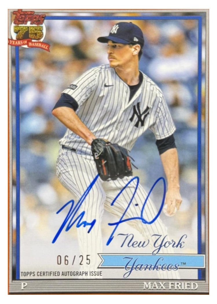 2026 Topps 1991 Topps Autographs Max Fried #91A-MF card