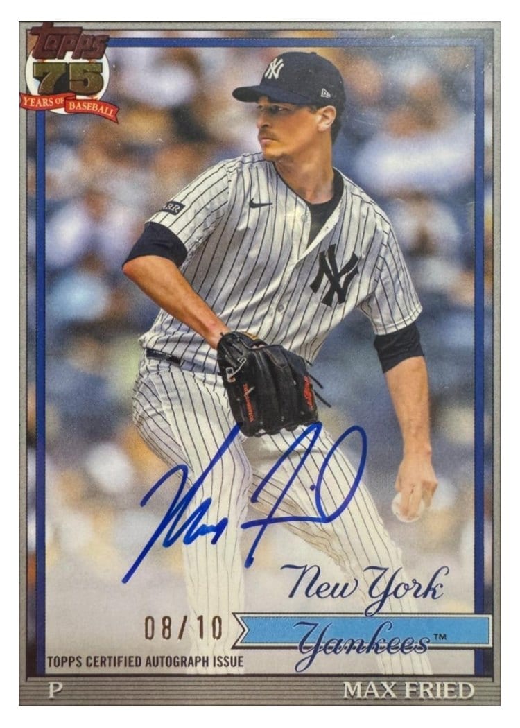 2026 Topps 1991 Topps Autographs Max Fried #91A-MF card