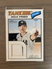 2026 Topps Heritage Real One Relics Max Fried #ROR-MF
