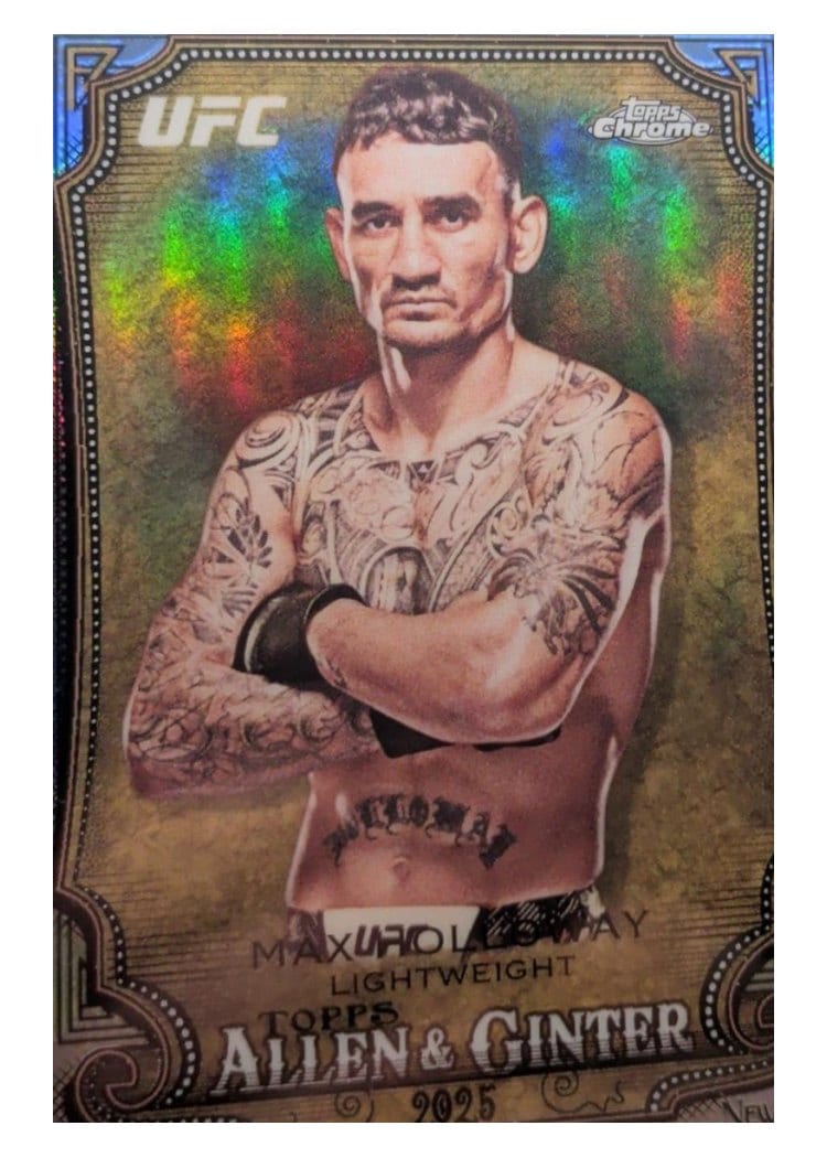 2026 Topps Chrome UFC Allen And Ginter Max Holloway #AG-18 card