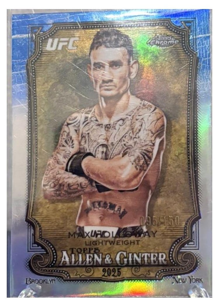 2026 Topps Chrome UFC Allen And Ginter Max Holloway #AG-18 card