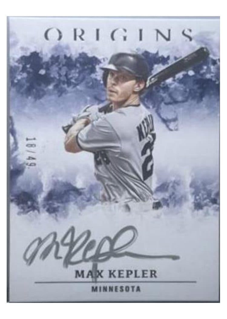 2021 Panini Chronicles Origins Autographs Silver Ink Max Kepler #OASI-MX card