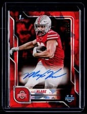 2025 Bowman University Chrome Sapphire Chrome Prospect Autographs Max Klare #BCA-MKL card