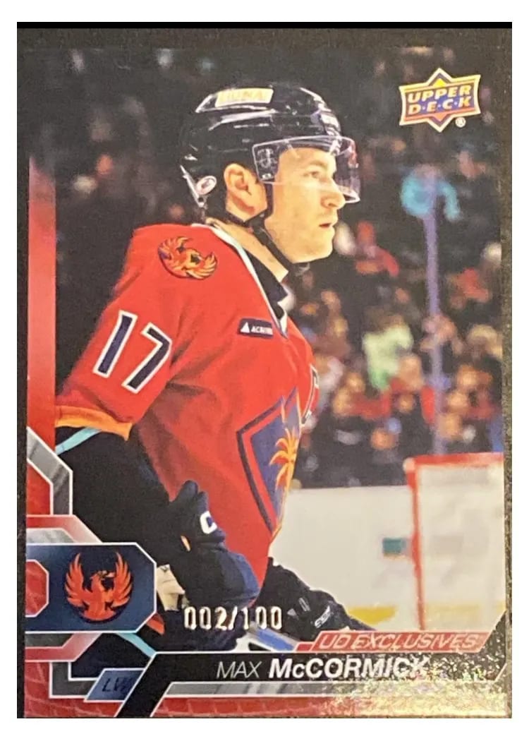 2024 Upper Deck AHL Max McCormick #1 card