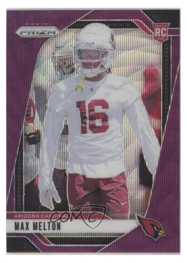 2024 Panini Prizm Base Set Max Melton #376 card
