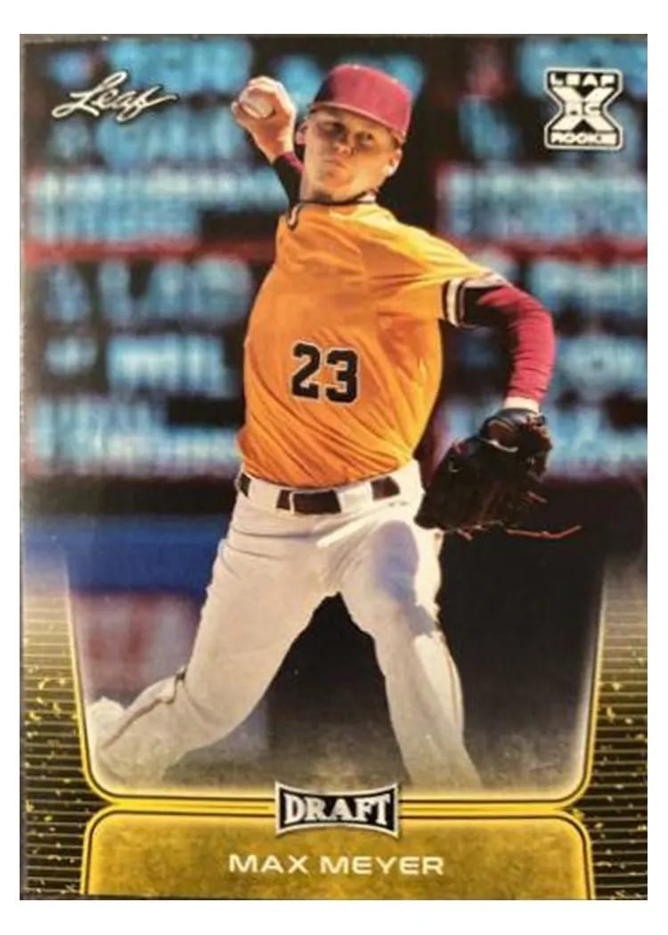 2020 Leaf Draft Base Set Max Meyer Gold #26 card