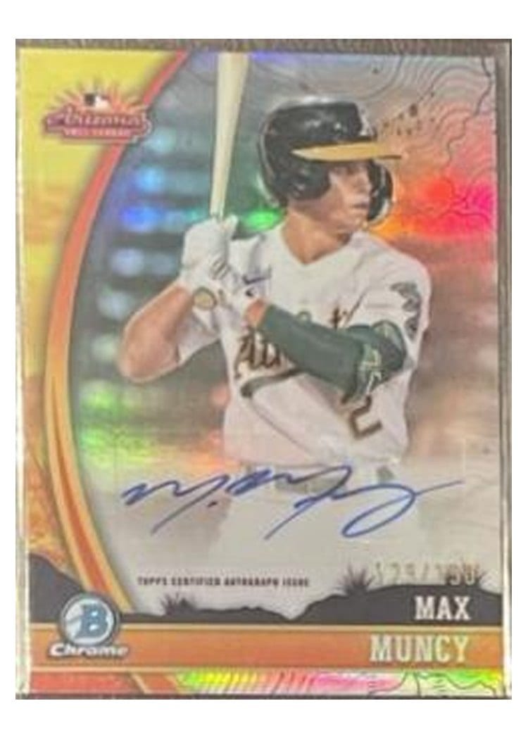 2024 Bowman Chrome 2023 AFL Fall Stars Autographs Max Muncy #AFL-MM card