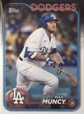 2024 Topps Chrome Sapphire Edition Base Set Max Muncy #314 card
