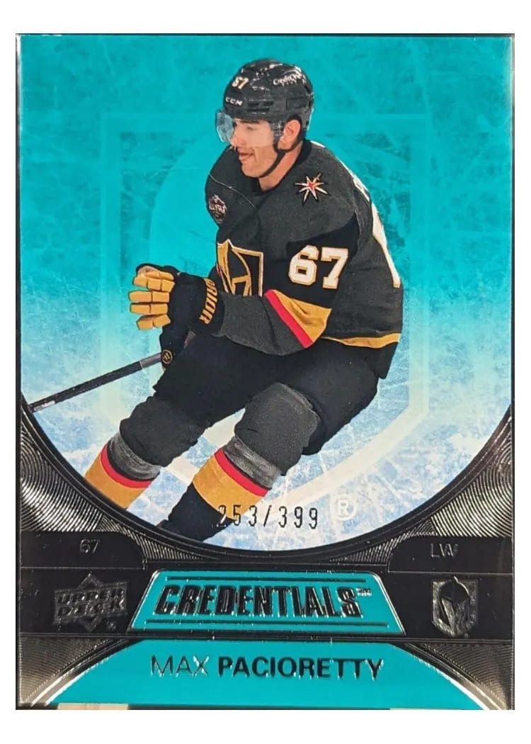 2021-22 Upper Deck Credentials Base Set Max Pacioretty #11 card