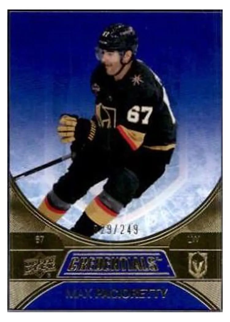 2021-22 Upper Deck Credentials Base Set Max Pacioretty #11 card