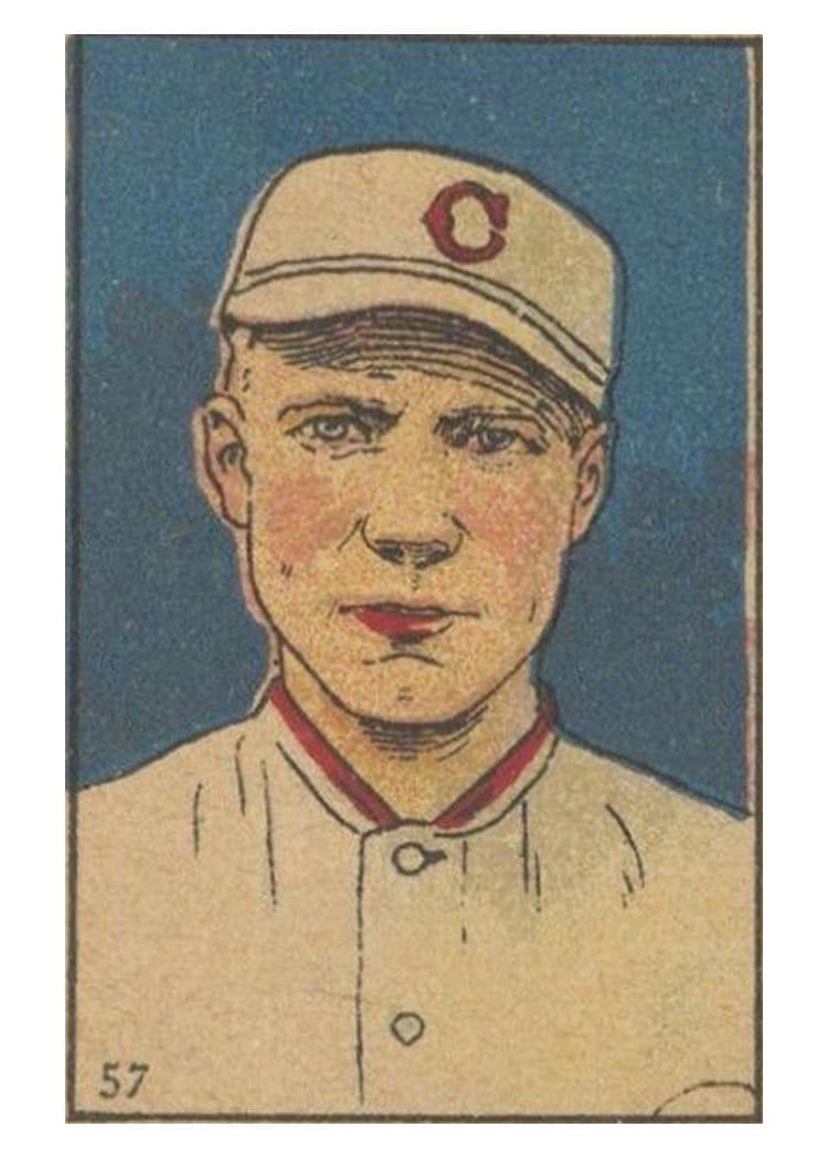 1919 W514 Max Rath Hand Cut #57 card