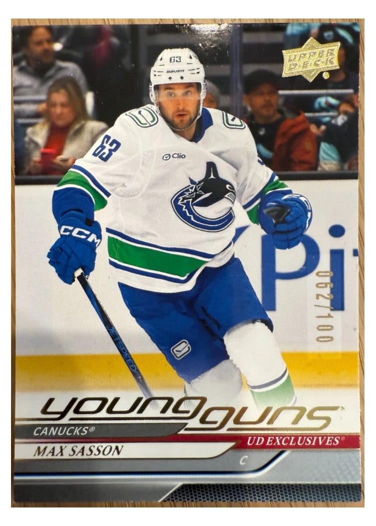 2024-25 Upper Deck Base Set Max Sasson #716 card